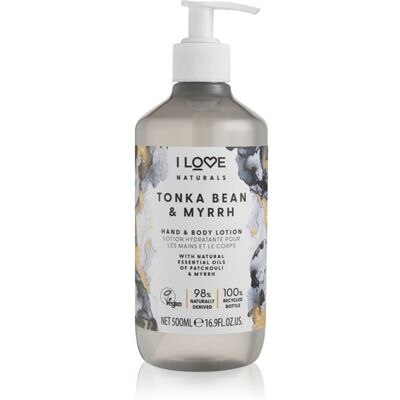 I Love... I Love, Naturals Collection, Vegan, Moisturizing & Softening, Tonka Bean & Myrrh - Lotion I Love... I Love, Naturals Collection, Vegan, Moisturizing & Softening, Tonka Bean & Myrrh - Lotion