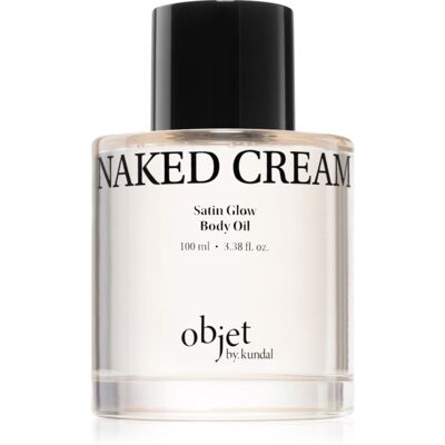 KUNDAL Objet Satin Glow Body Oil caring body oil for intensive hydration with aroma Naked Cream 100 ml KUNDAL Objet Satin Glow Body Oil caring body oil for intensive hydration with aroma Naked Cream 100 ml