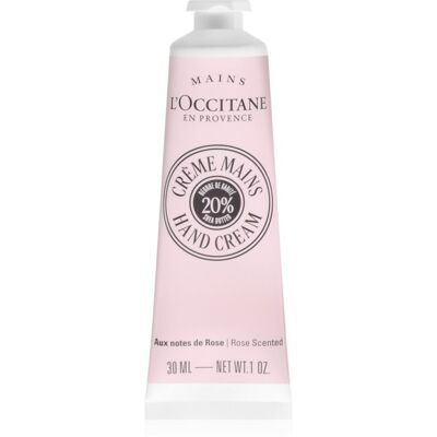 L’Occitane Shea Butter Rose Hand Cream nourishing hand cream with rose fragrance 30 ml L’Occitane Shea Butter Rose Hand Cream nourishing hand cream with rose fragrance 30 ml