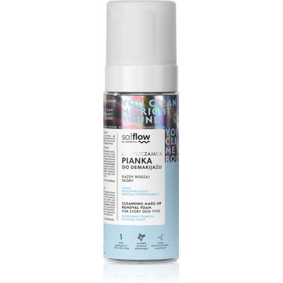 so!flow Cleansing Make-Up Removal Foam gentle facial foam 170 ml so!flow Cleansing Make-Up Removal Foam gentle facial foam 170 ml