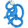 Matchstick Monkey Mini Monkey Teether chew toy with antimicrobial ingredients Blue 1 pc