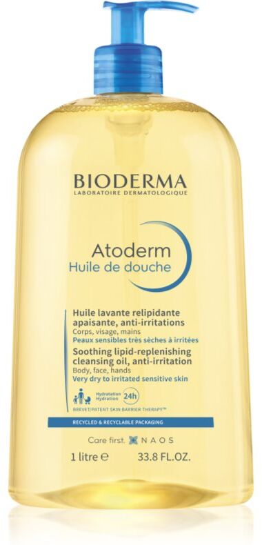 Bioderma Atoderm Shower Oil extra nourishing soothing shower oil for dry and irritated skin 1000 ml
