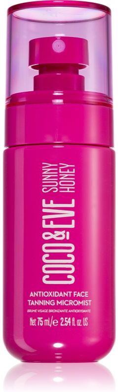 Coco & Eve Sunny Honey Antioxidant Face Tanning Micromist self-tanning mist for the face 75 ml