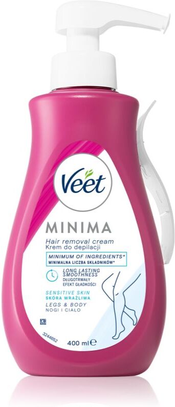 Veet Minima Sensitive Skin hair removal cream for sensitive skin aloe vera and vitamin E 400 ml