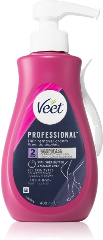 Veet Professional All Skin Types hair removal cream for all types of skin 400 ml