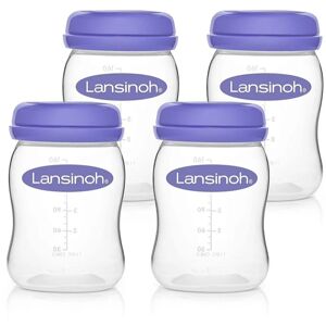 Lansinoh Breastmilk Storage Bottles food containers 4x160 ml