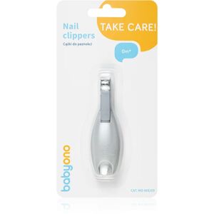 BabyOno Take Care nail clippers for children Grey 1 pc