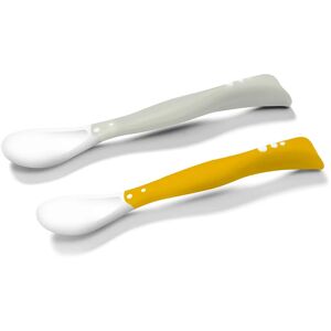 BabyOno Be Active Flexible Spoons spoon Grey/Yellow 2 pc