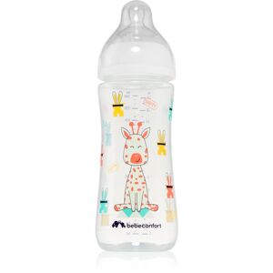 Bebeconfort Emotion White baby bottle Giraffe 6m + 360 ml