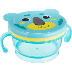 Canpol babies Hello Little bowl for children 12m+ Turquoise 200 ml