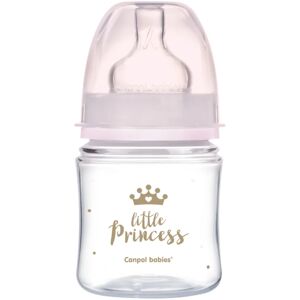 Canpol babies Royal Baby baby bottle 0m+ Pink 120 ml