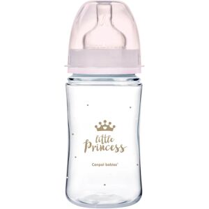 Canpol babies Royal Baby baby bottle 3m+ Pink 240 ml