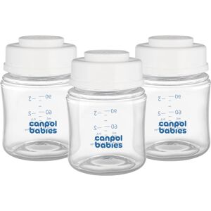 Canpol babies Bottle Set bottle for breast milk storage 0 m+ 3x120 ml