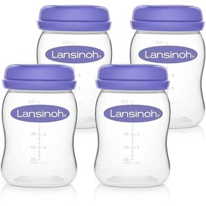 Lansinoh Breastmilk Storage Bottles food containers 4x160 ml