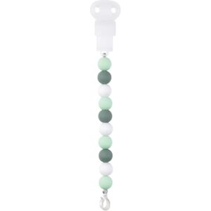 NATTOU Pacifier Clip dummy clip Mint / White 1 pc