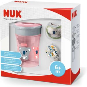 NUK Magic Cup & Space Set gift set for children Girl 3 pc