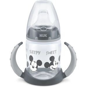 NUK First Choice Mickey Mouse training cup with handles 6m+ Grey 150 ml