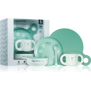 Suavinex Hygge Toddler Feeding Set dinnerware set for children 6 m+ Green 5 pc