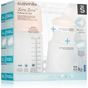 Suavinex Zero Zero Follow-On Set gift set M Medium Flow 3 m+(for babies)