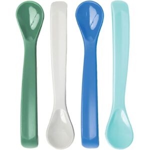 Tiny Twinkle Silicone Baby Spoons spoon Boy 4 pc