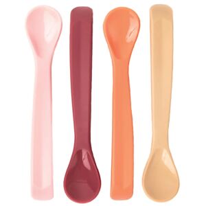 Tiny Twinkle Silicone Baby Spoons spoon Girl 4 pc