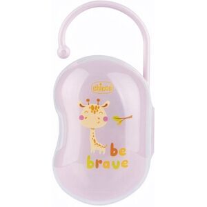 Chicco Pink Double Pacifier Case - Baby Pacifier Storage Chicco Pink Double Pacifier Case - Baby Pacifier Storage