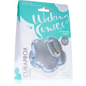Curaprox Baby Waking Senses teething ring with massage brush and rattle 1 pc Curaprox Baby Waking Senses teething ring with massage brush and rattle 1 pc