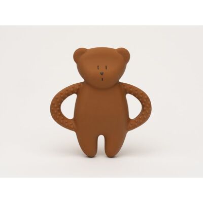 Moonie Ourson de dentition en caoutchouc naturel caramel - Teething Bear Moonie Ourson de dentition en caoutchouc naturel caramel - Teething Bear