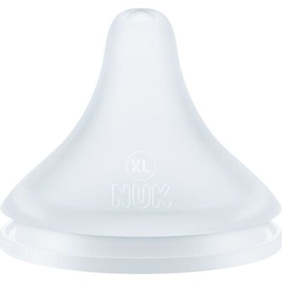 NUK Perfect Match Size XL (6+m) baby bottle teat 2 pc NUK Perfect Match Size XL (6+m) baby bottle teat 2 pc