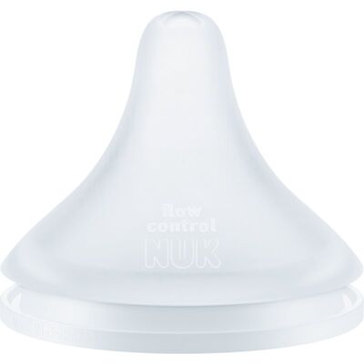 NUK Perfect Match Flow Control baby bottle teat 6m+ 2 pc NUK Perfect Match Flow Control baby bottle teat 6m+ 2 pc