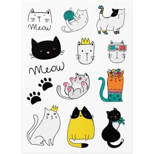 TATTonMe Temporary Tattoos Cats tattoo for children waterproof 1 pc