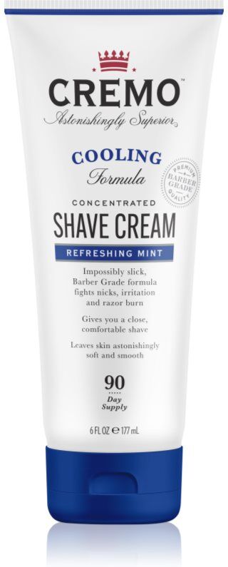 Cremo Refreshing Mint Cooling Shave Cream shaving cream tube M 177 ml