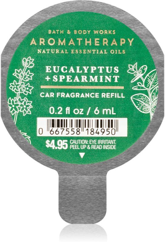 Bath & Body Works Eucalyptus Spearmint car air freshener refill 6 ml