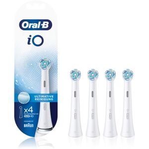 Oral B iO Ultimate Clean toothbrush replacement heads White 4 pc