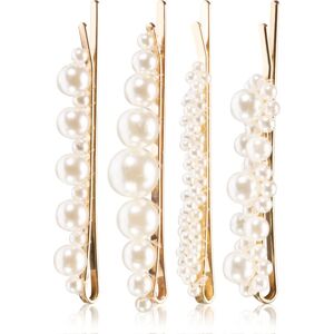 BrushArt Hair Pearl clips hair pins 4 pc BrushArt Hair Pearl clips hair pins 4 pc