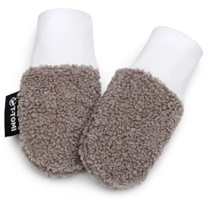T-TOMI TEDDY Gloves Grey mitt for children from birth 0-6 months 1 pc