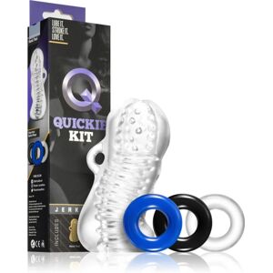 Blush Jerk Off Quickie Kit Clear set