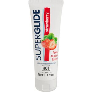 HOT Superglide lubricant gel flavoured Strawberry 75 ml