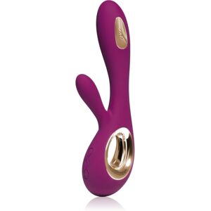 Lelo Soraya Wave vibrator with clitoral stimulator Deep Rose 21,5 cm