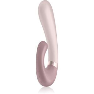 Satisfyer HEAT WAVE vibrator with clitoral stimulator Mauve 19,8 cm