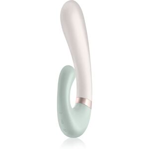 Satisfyer HEAT WAVE vibrator with clitoral stimulator Mint 19,8 cm