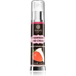 Secret play Hot Effect Strawberry with Cream lubricant gel flavoured Strawberry with Cream 50 ml