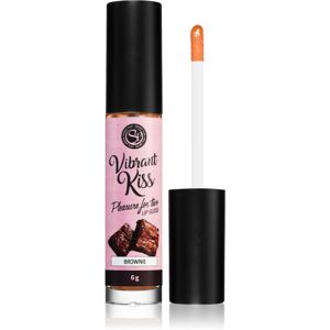 Secret play Vibrant Kiss Brownie lip gloss with a vibrating effect 7 ml