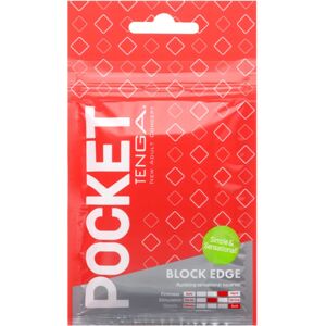 Tenga Pocket Block Edge disposable masturbator 8 cm