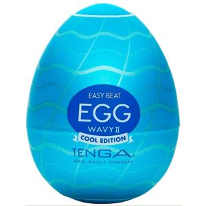 Tenga Egg Wavy II Cool Edition disposable masturbator 6,5 cm