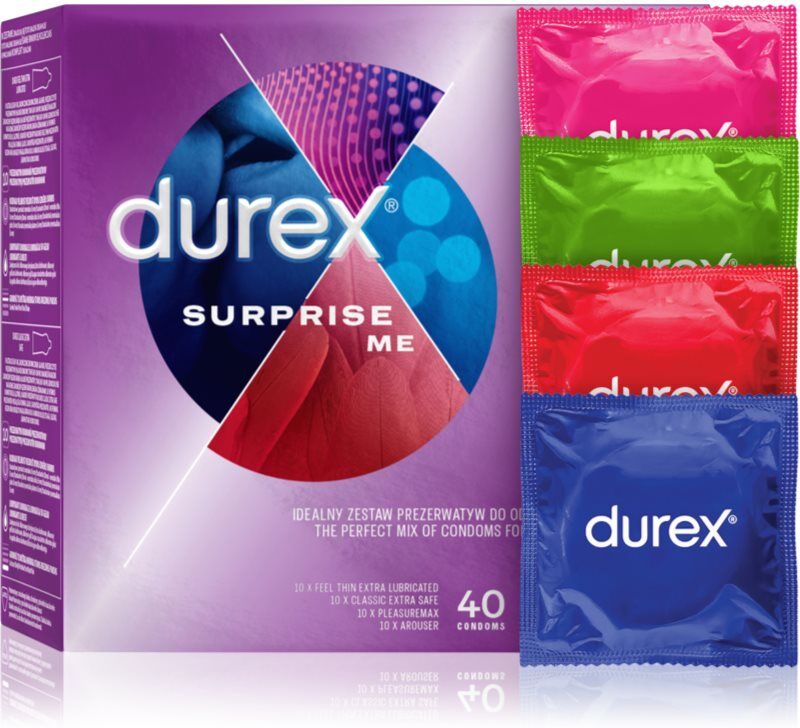 Durex Surprise Me condoms mix 40 pc