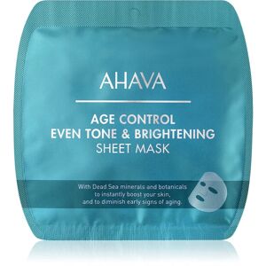 AHAVA Time To Smooth brightening sheet mask with anti-wrinkle effect 1 pc