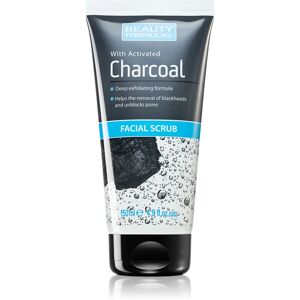 Beauty Formulas Charcoal face exfoliator with activated charcoal 150 ml