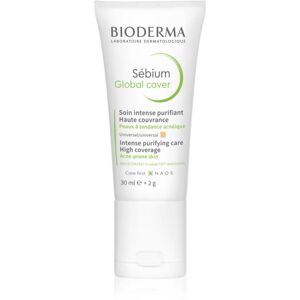 Bioderma Sébium Global Cover intense correcting tinted treatment for acne-prone skin shade natural 30 ml