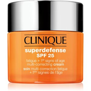 Clinique Superdefense™ SPF 25 Fatigue + 1st Signs Of Age Multi-Correcting Cream moisturiser for the first signs of ageing for dry and combination skin SPF 25 50 ml